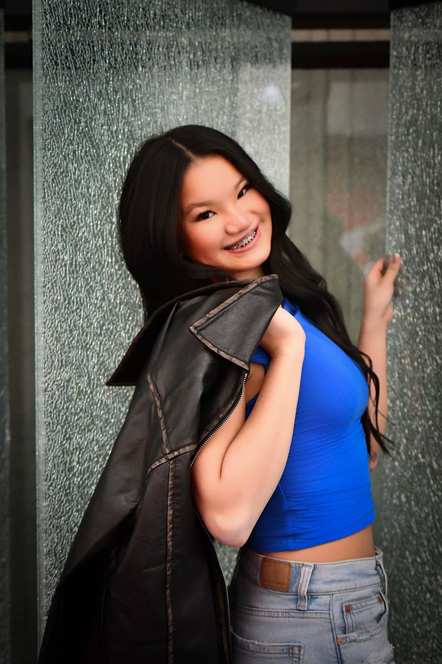 Teen competitive dancer headshot at NUVO Detroit dance convention
GM renaissance center
Detroit Northville Michigan