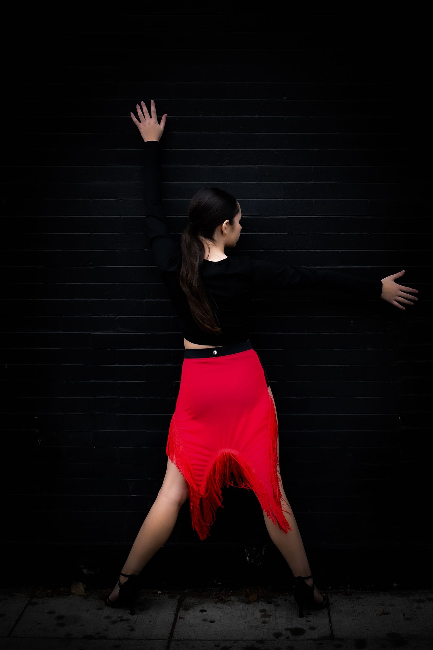 Dancer posing for a professional dance photo