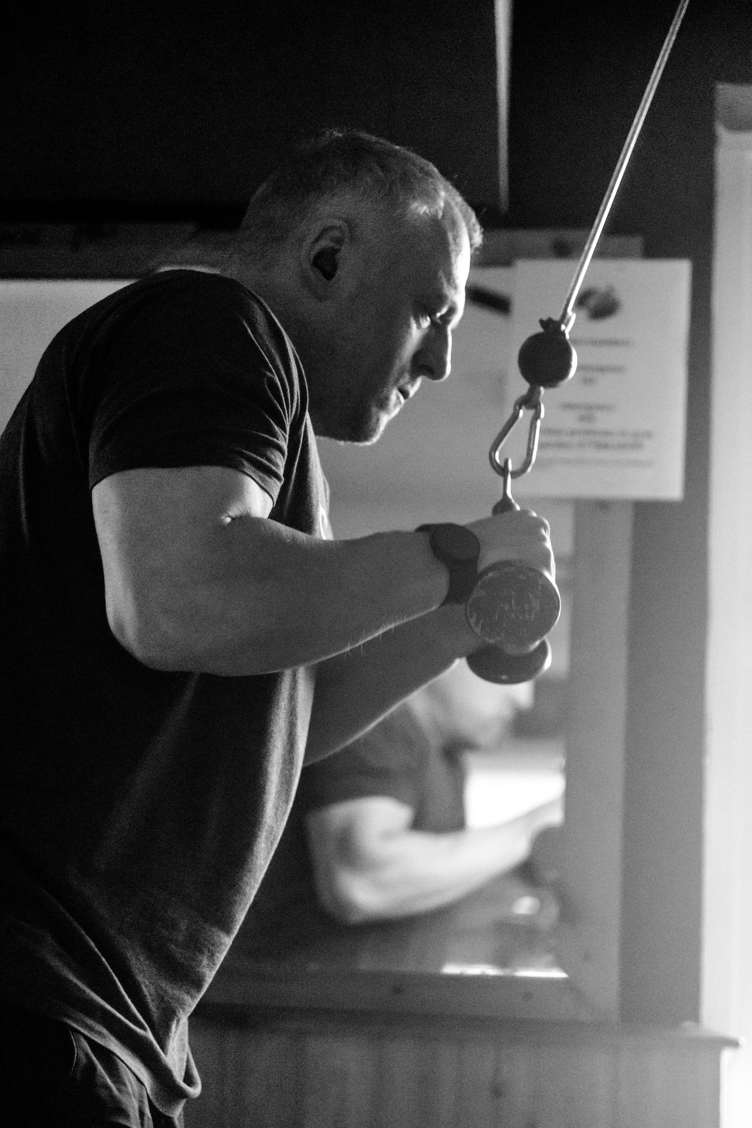 BST Gym Member working out