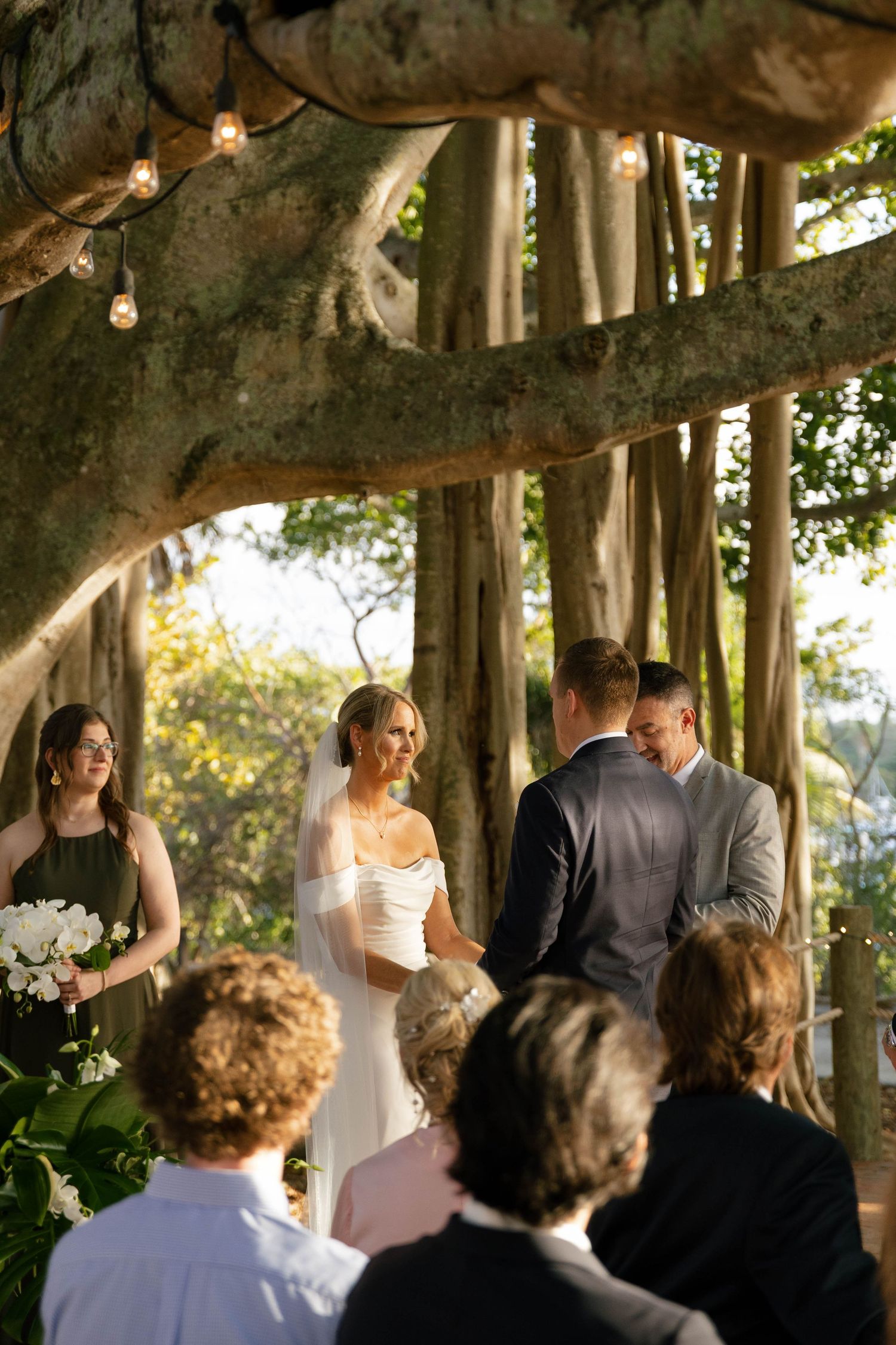 Coastal South Florida wedding portraits at the Jupiter Lighthouse featuring romantic, timeless wedding photography.
