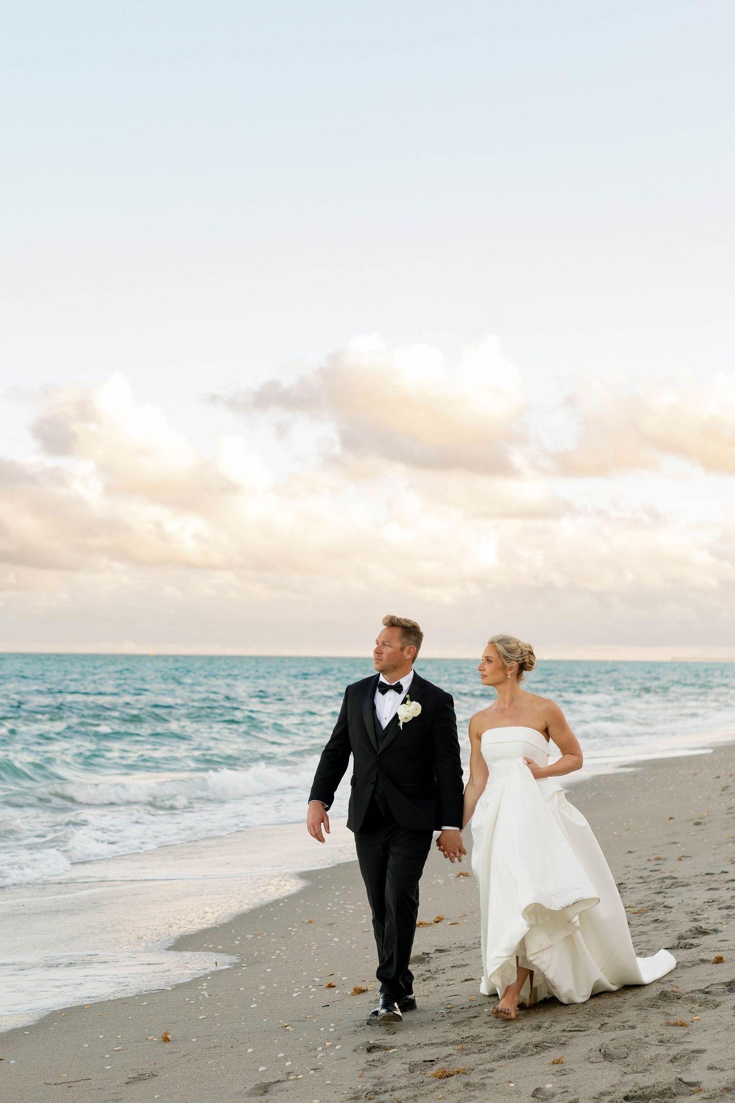Beach wedding photos, the hamptons, new england wedding photographer, palm beach wedding photos