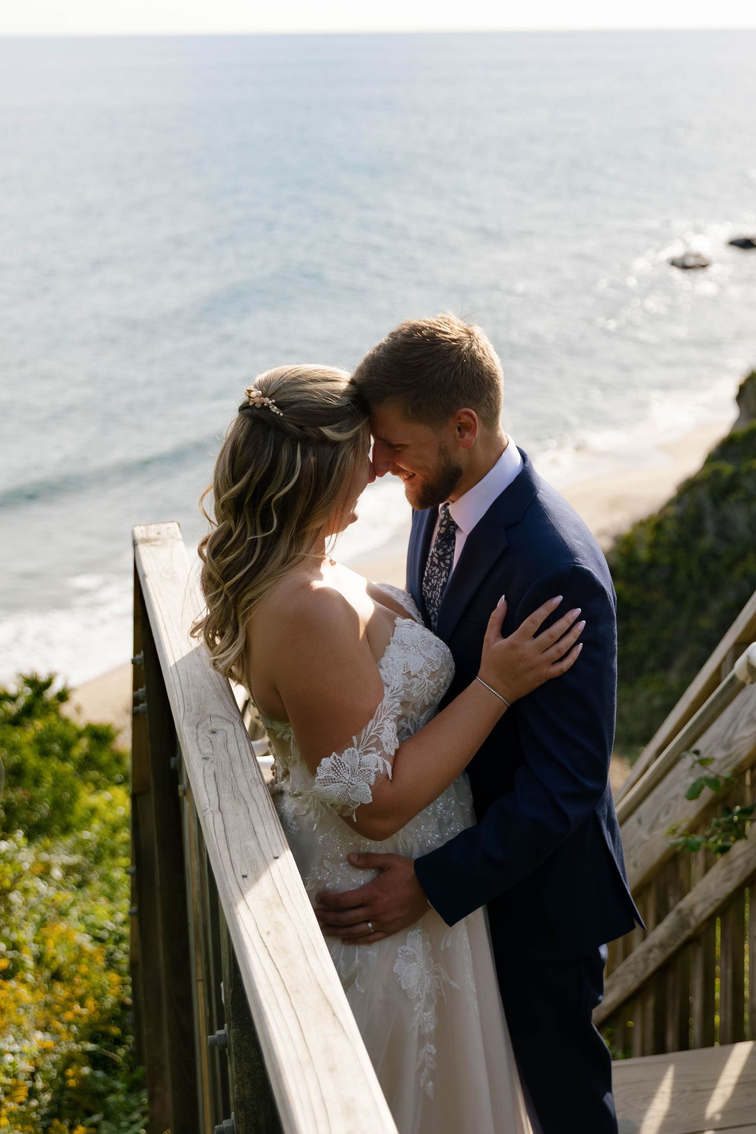 Block Island elopement photographer capturing timeless, true-to-color weddings at Clay Head Beach, Mohegan Bluffs & across Rhode Island.