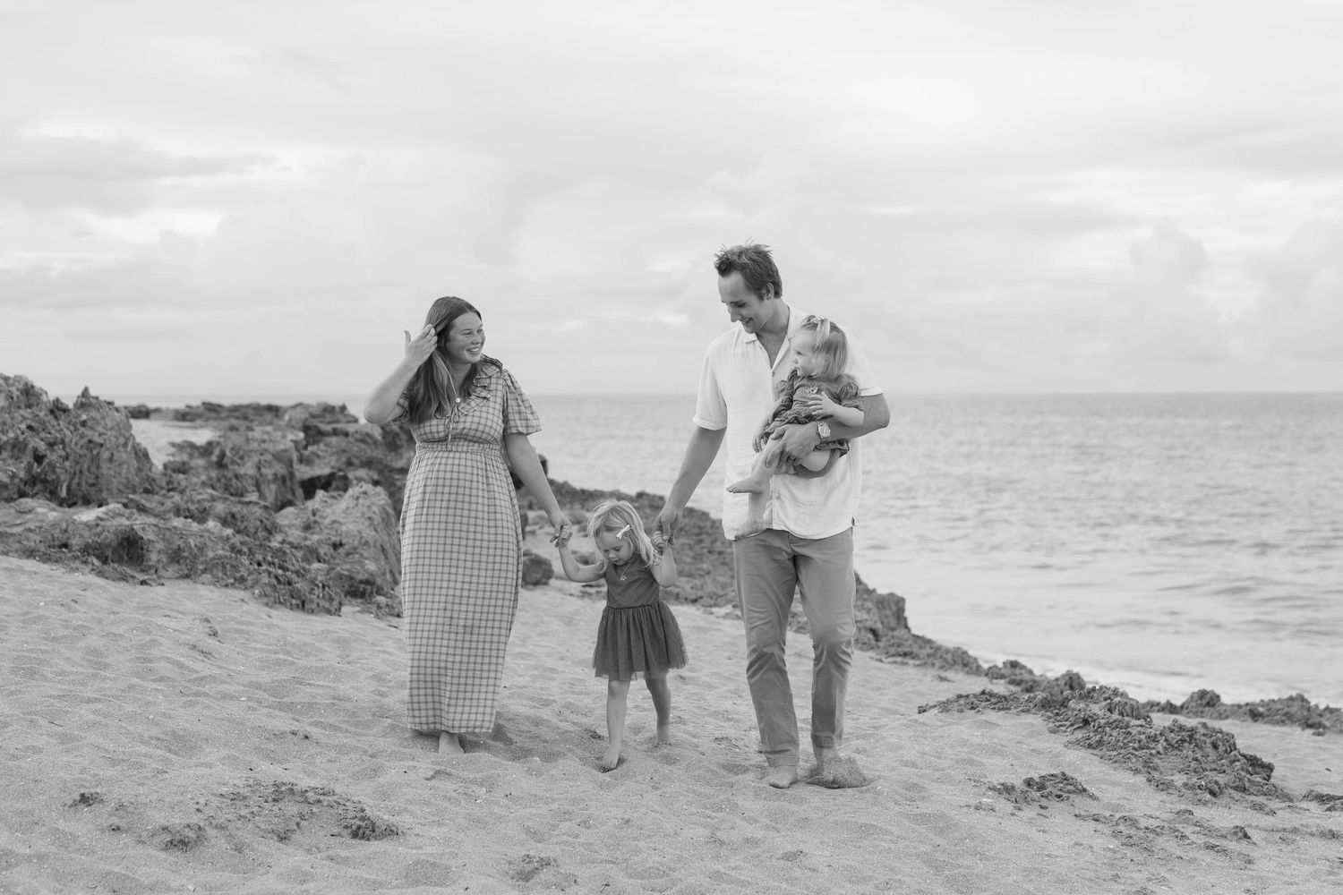 Stuart FL family photographer capturing timeless family photos at House of Refuge. Holiday mini sessions in Stuart, Florida.