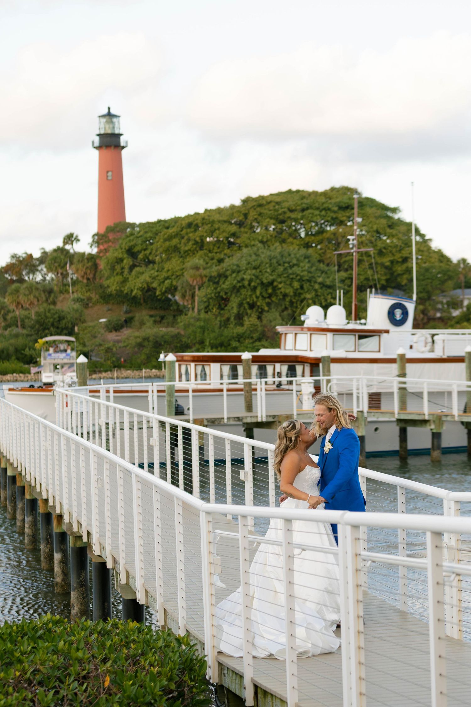 Elegant wedding reception setup at Pelican Club in Jupiter Florida
