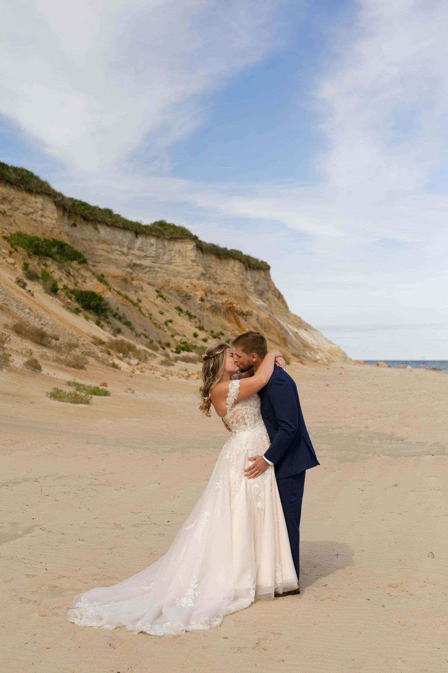 Block Island elopement photographer capturing timeless, true-to-color weddings at Clay Head Beach, Mohegan Bluffs & across Rhode Island.