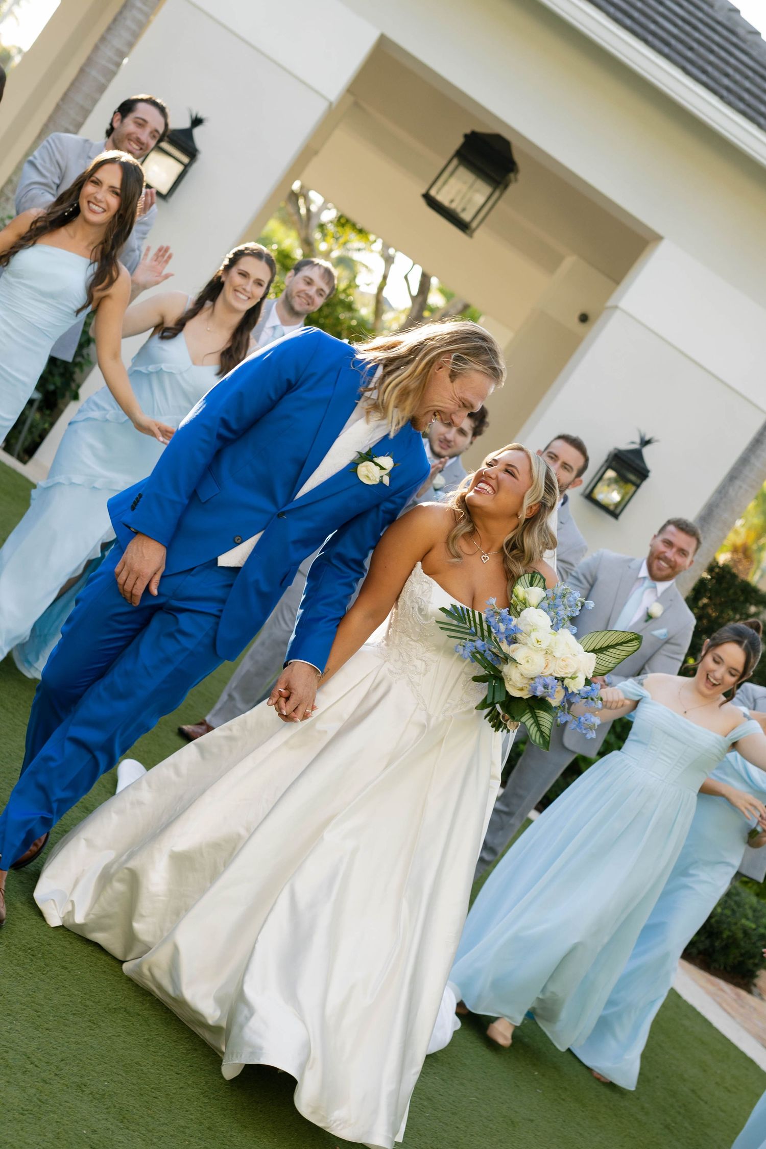 Natural candid wedding photography at Pelican Club in Jupiter Florida