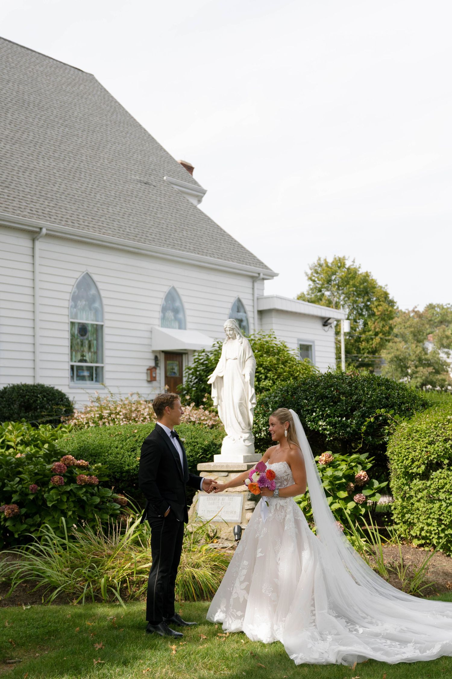 Catholic wedding ceremony in Connecticut, captured by Daniella Dyan Photography, a New England wedding photographer specializing in Catholic