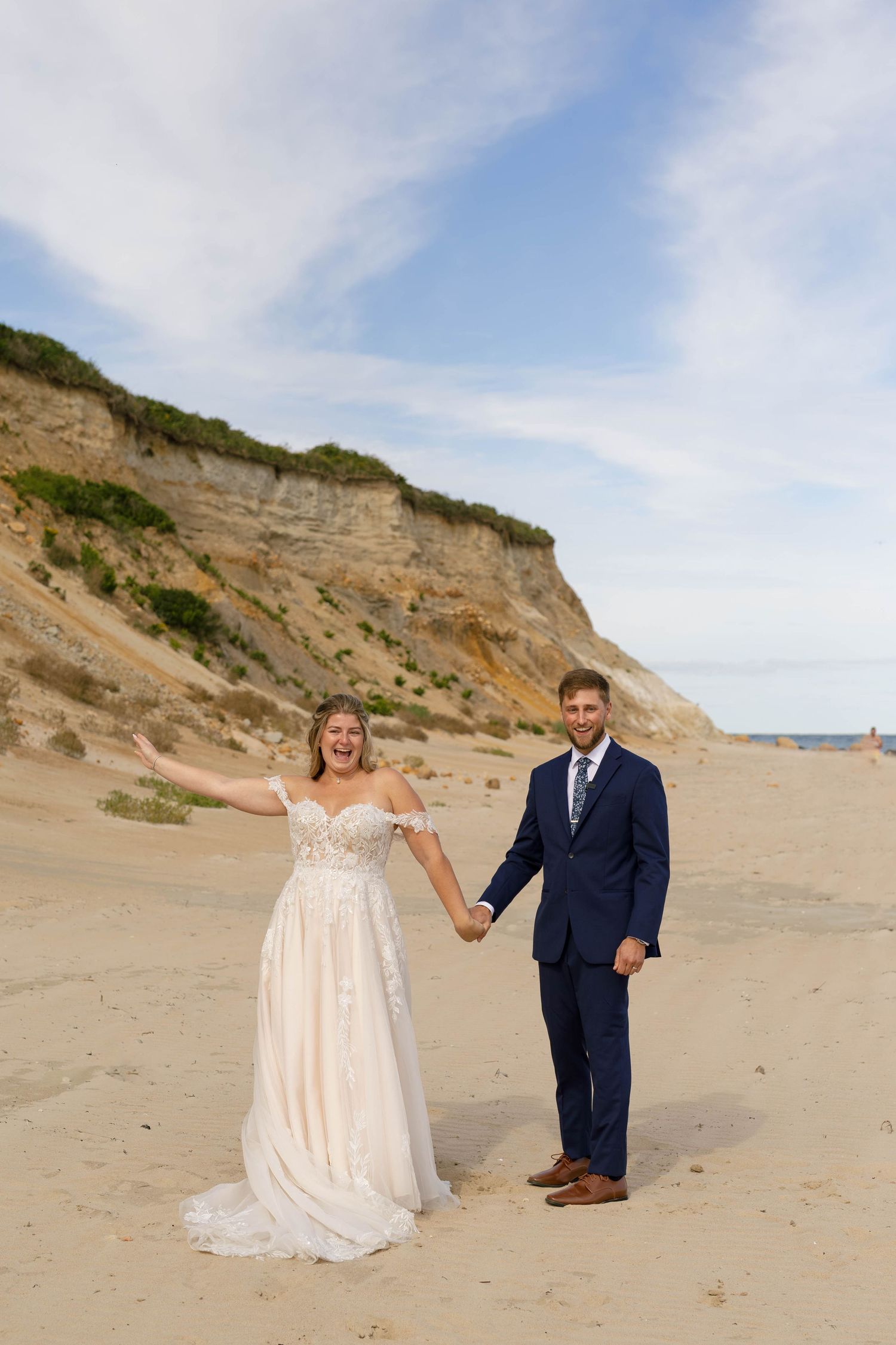 Block Island elopement photographer capturing timeless, true-to-color weddings at Clay Head Beach, Mohegan Bluffs & across Rhode Island.