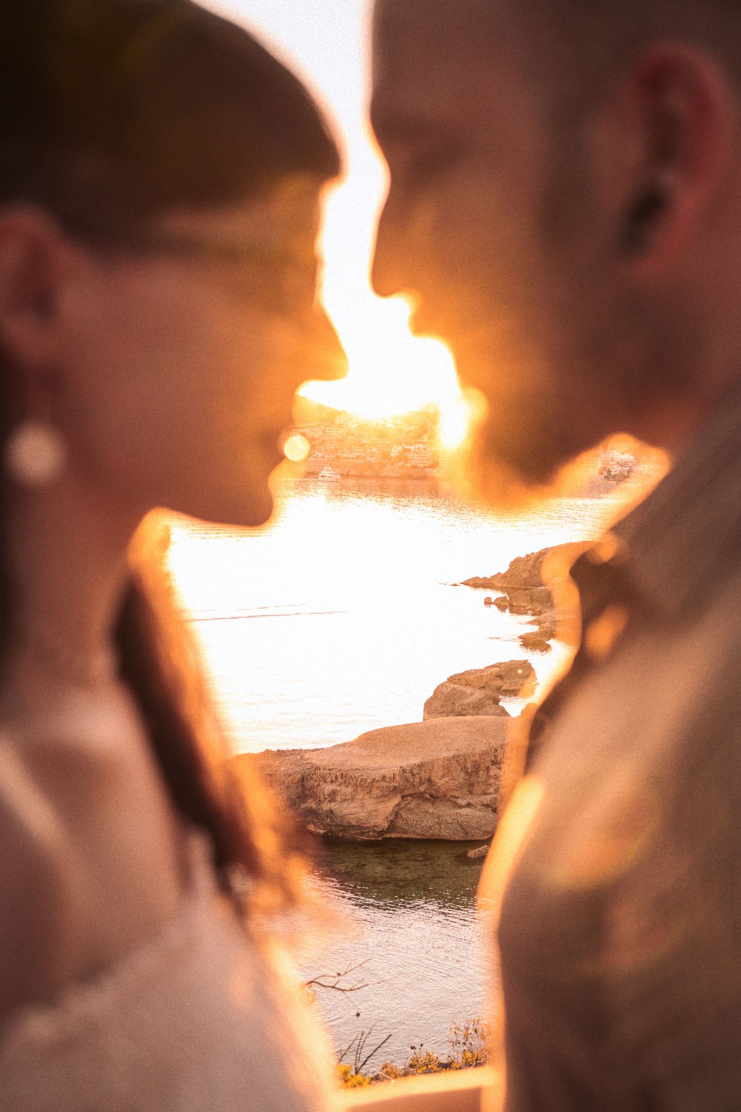 Paarfotoshooting in Peguera, Paarfotoshooting auf Mallorca, Fotoshooting am Strand, filmreife Fotos, Golden Hour, santa ponsa, romantisch