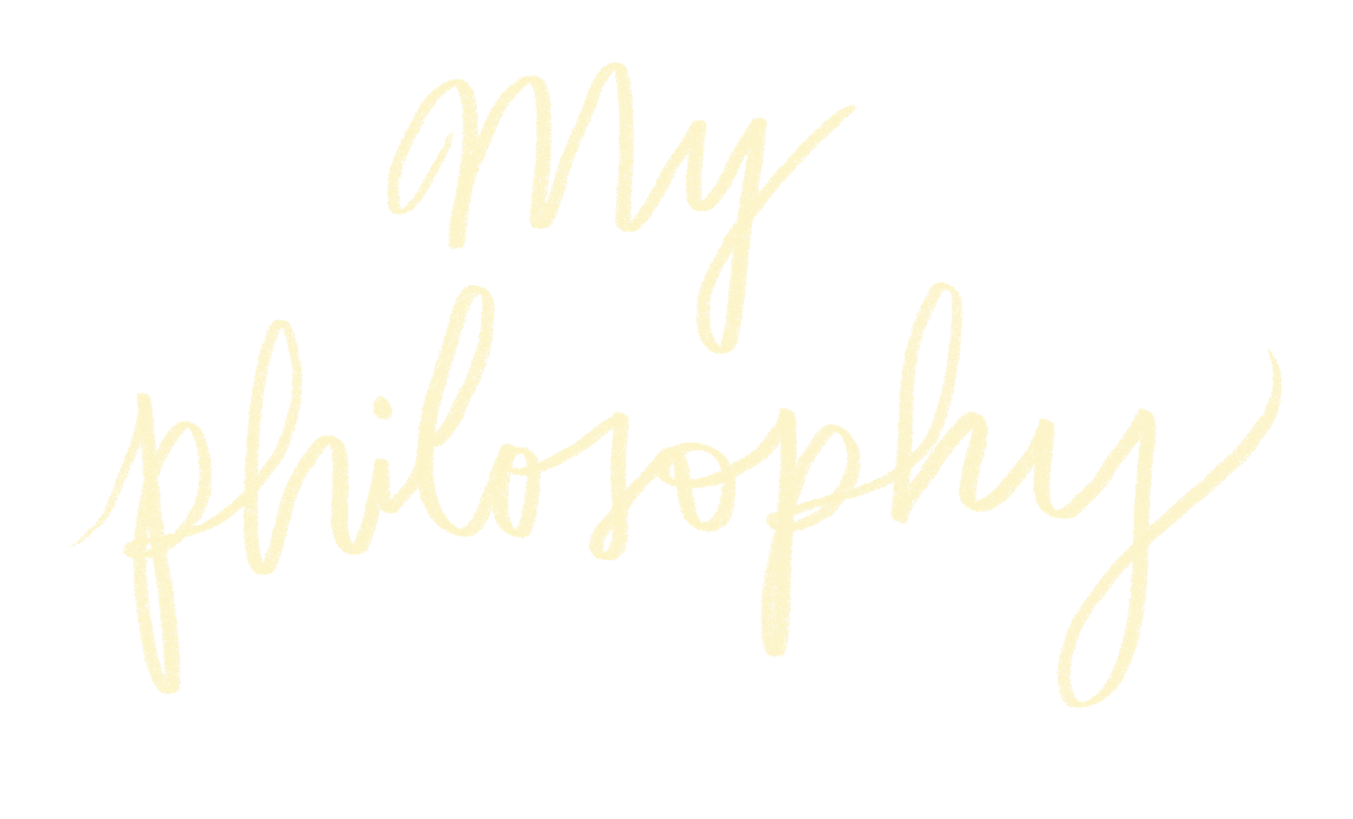 Elegant cursive script reading 