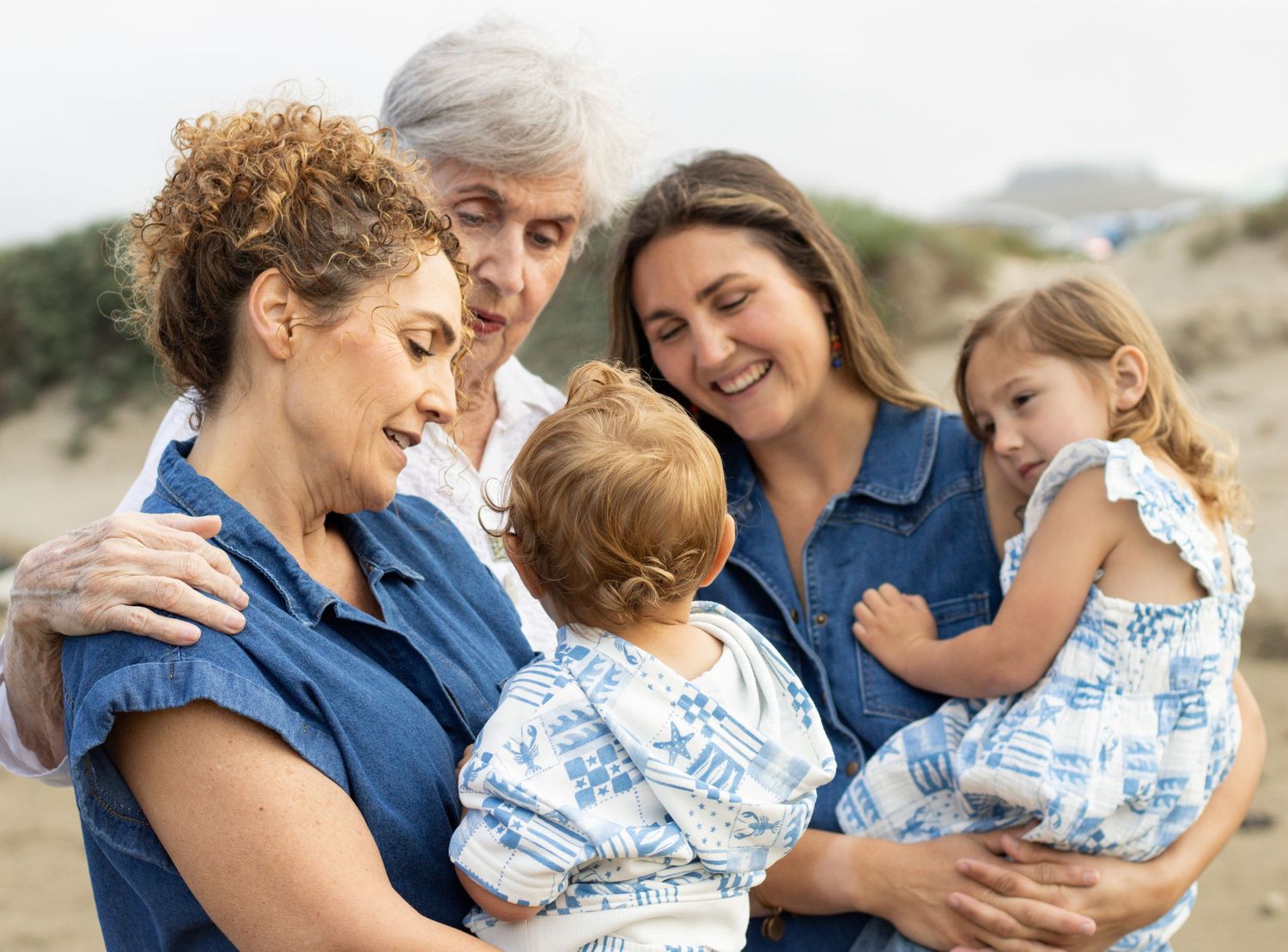 Family session on the beach, Morro Bay California photographer
