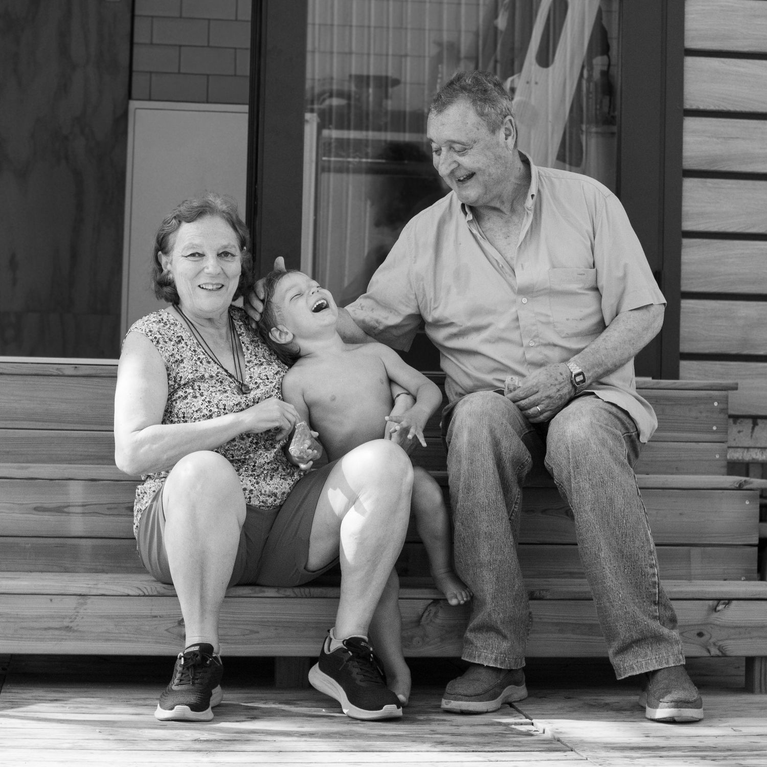 Family in cayucos, California