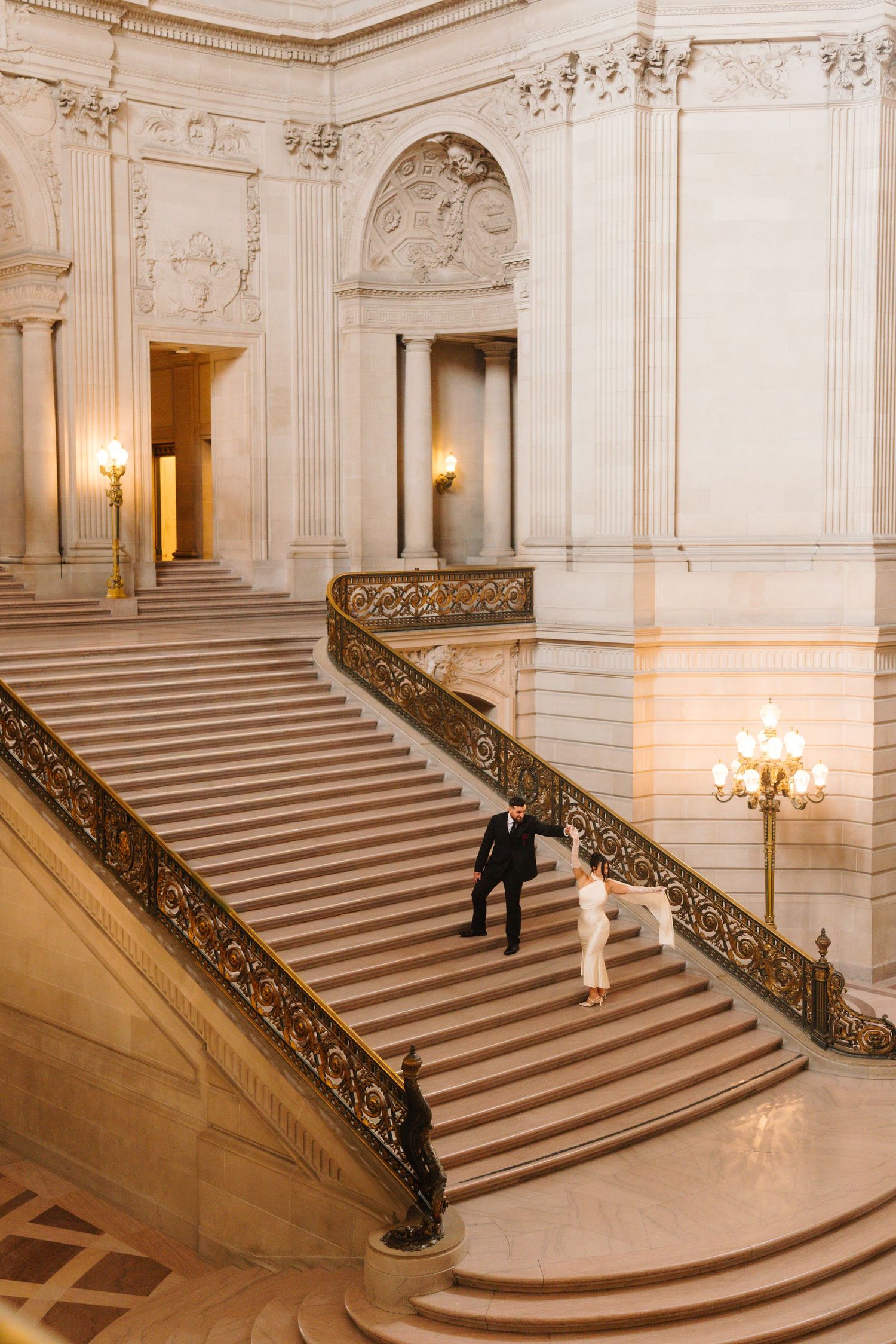 San Francisco City Hall Wedding Portraits | San Francisco City Hall Wedding Photography | San Francisco City Hall Wedding Photographer