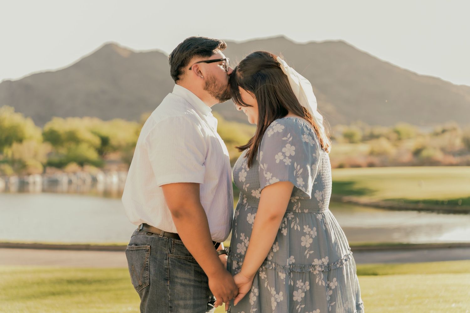 Outdoor couple’s photoshoot in Verrado, Arizona. Captured by Genesis Renteria, Veeutiful Photography