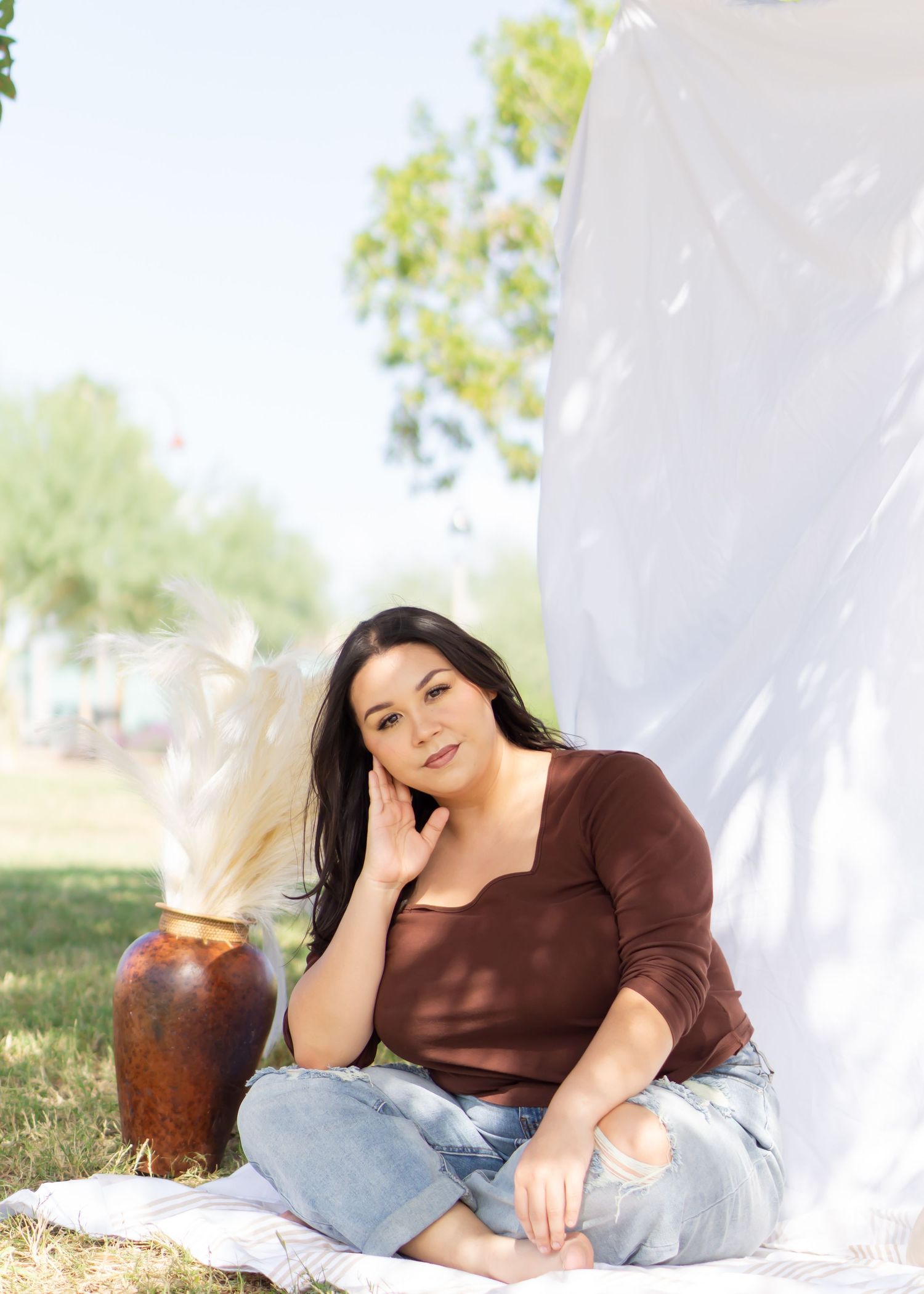 Lifestyle Photoshoot, with custom theme at the park.