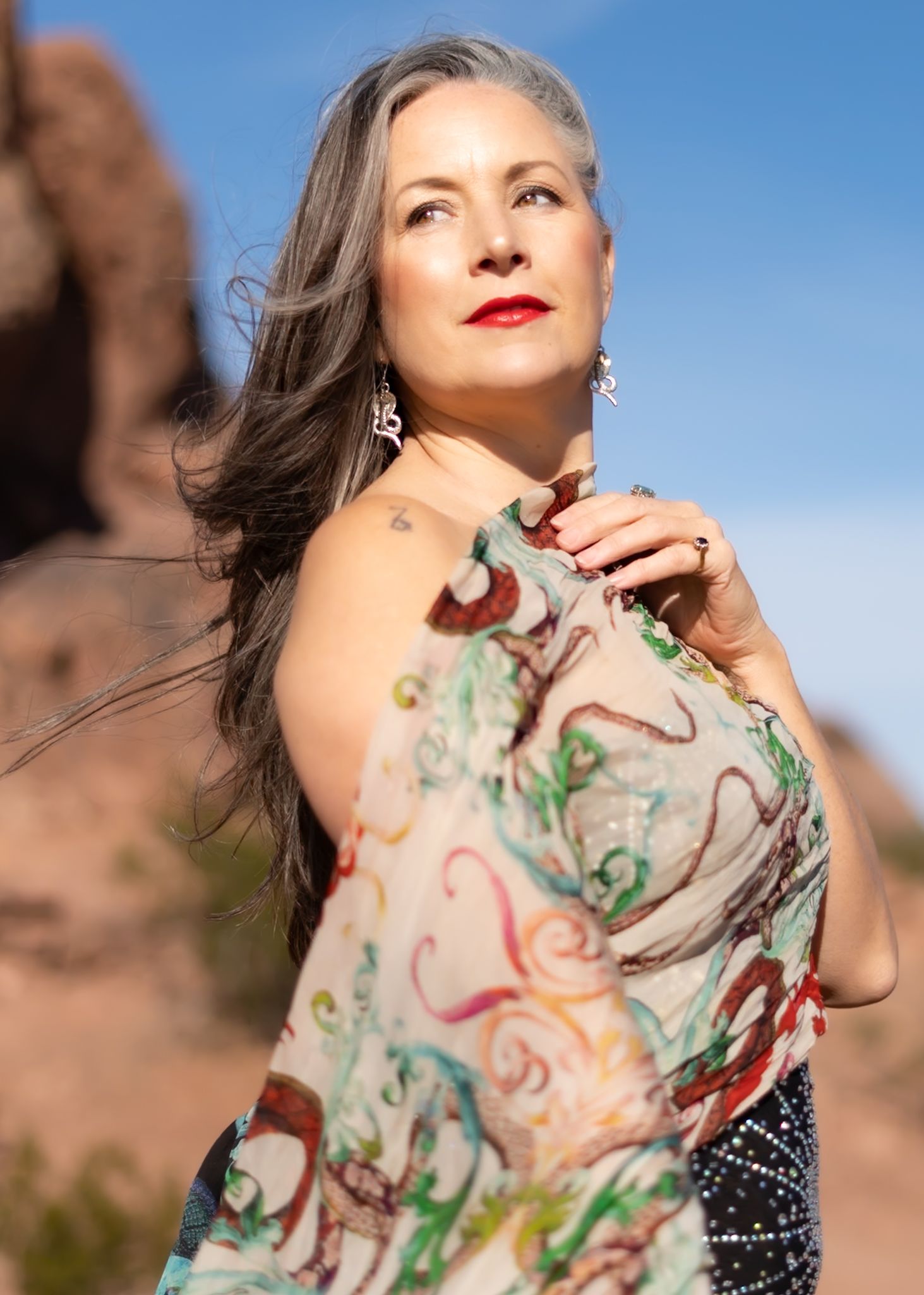 Outdoor Birthday photoshoot at Papago Park in Phoenix, AZ. Captured by Genesis Renteria, Veeutiful Photography