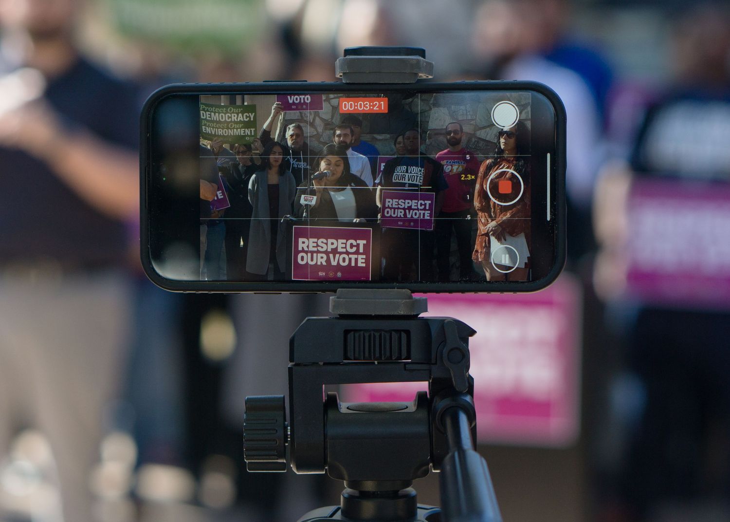 Press Conference Event Photography in Phoenix, AZ Captured by Genesis Renteria, Veeutiful Photography