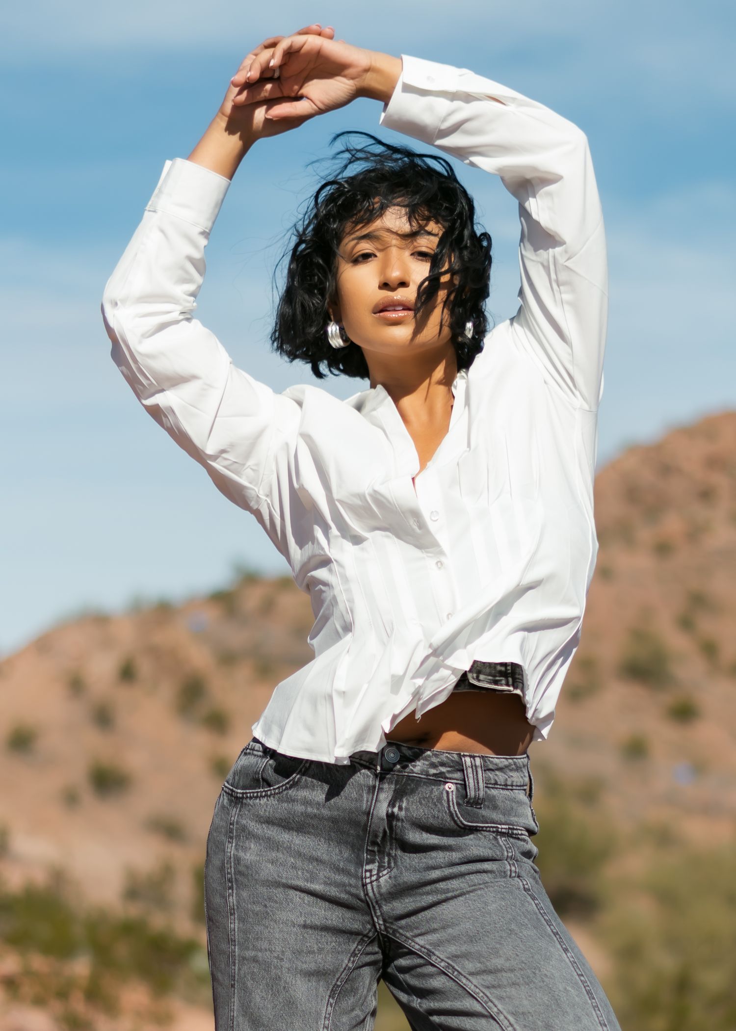 Outdoor lifestyle photoshoot at Papago Park in Phoenix, Arizona. Captured by Genesis Renteria, Veeutiful Photography