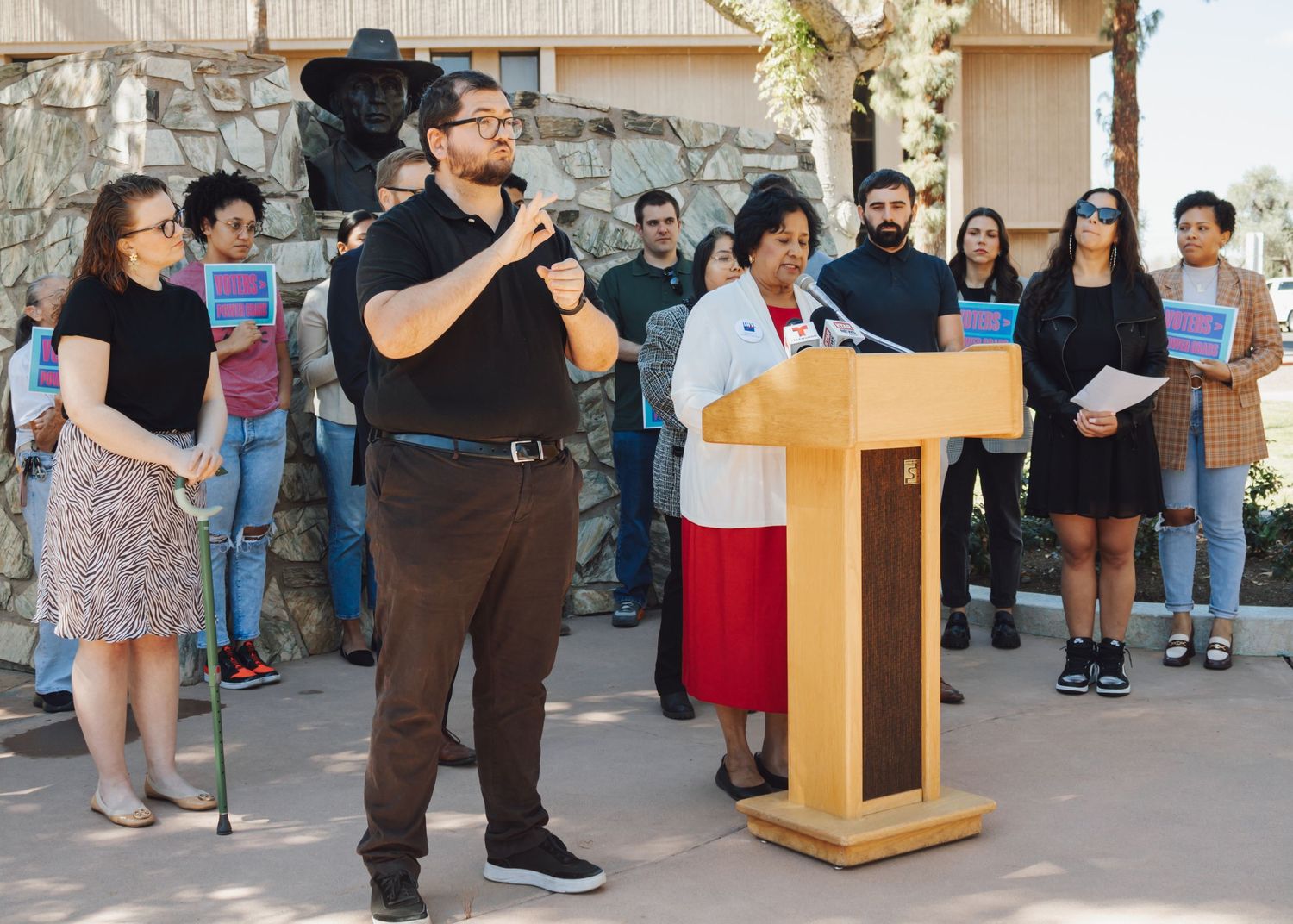 Press Conference Event Photography in Phoenix, AZ Captured by Genesis Renteria, Veeutiful Photography