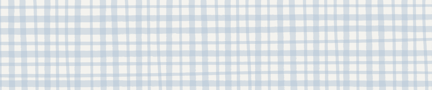 Delicate light blue and white small-scale gingham check pattern with a soft watercolor appearance.