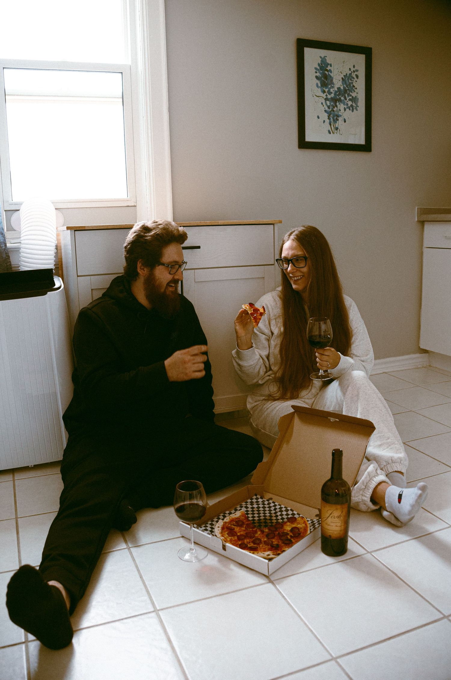 Intimate and cinematic engagement photos by Aria Hart Photography.