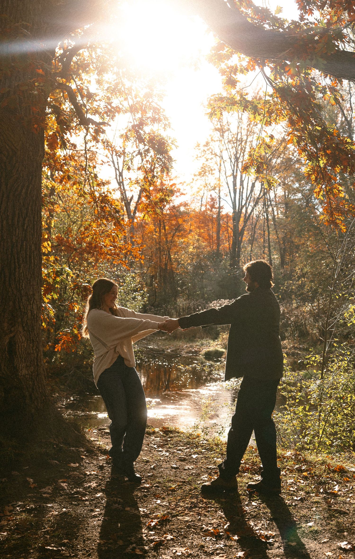 Honest, film-inspired engagement photography by Aria Hart Photography.