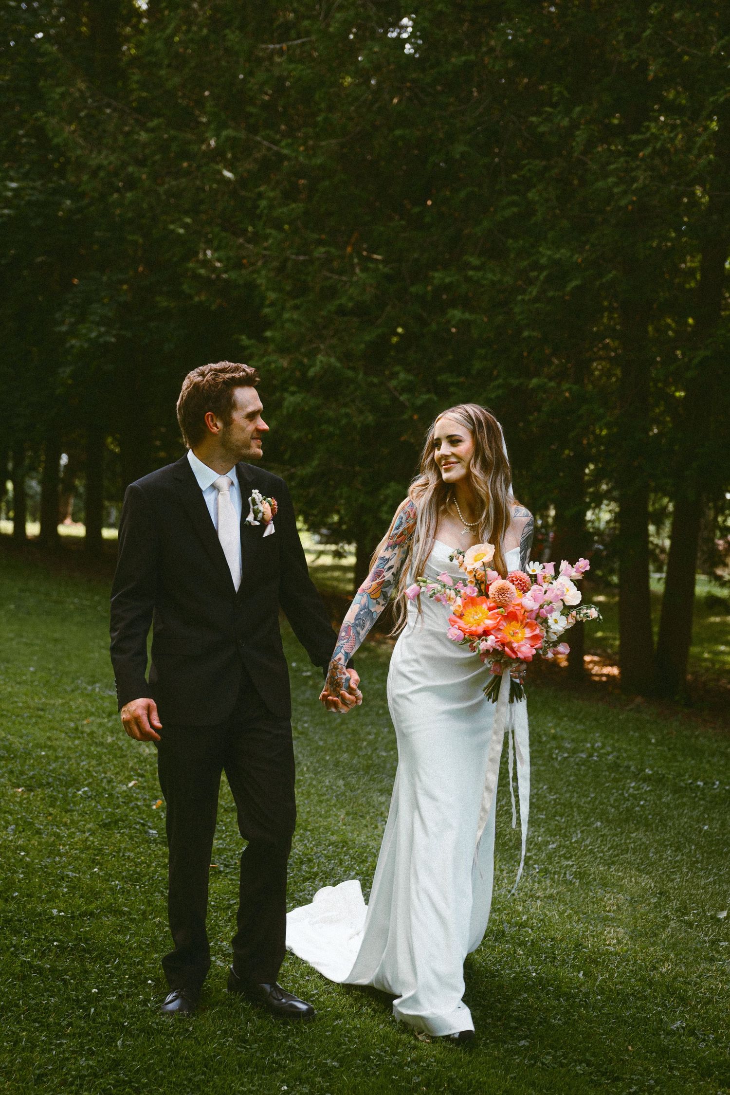 Honest, film-inspired elopement session style by Aria Hart Photography.