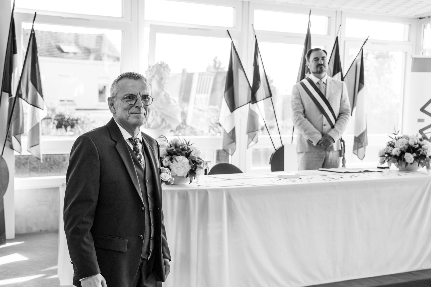 Photographe de mariage capturant la cérémonie dans le Nord-Pas-de-Calais