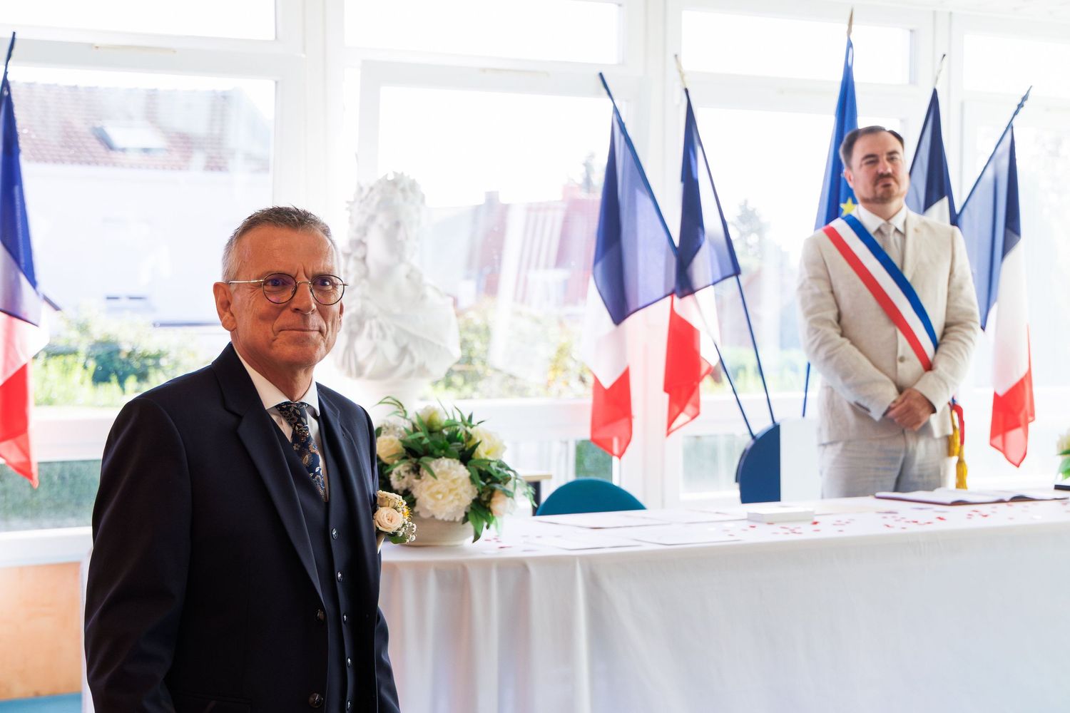 Photographe de mariage capturant la cérémonie dans le Nord-Pas-de-Calais