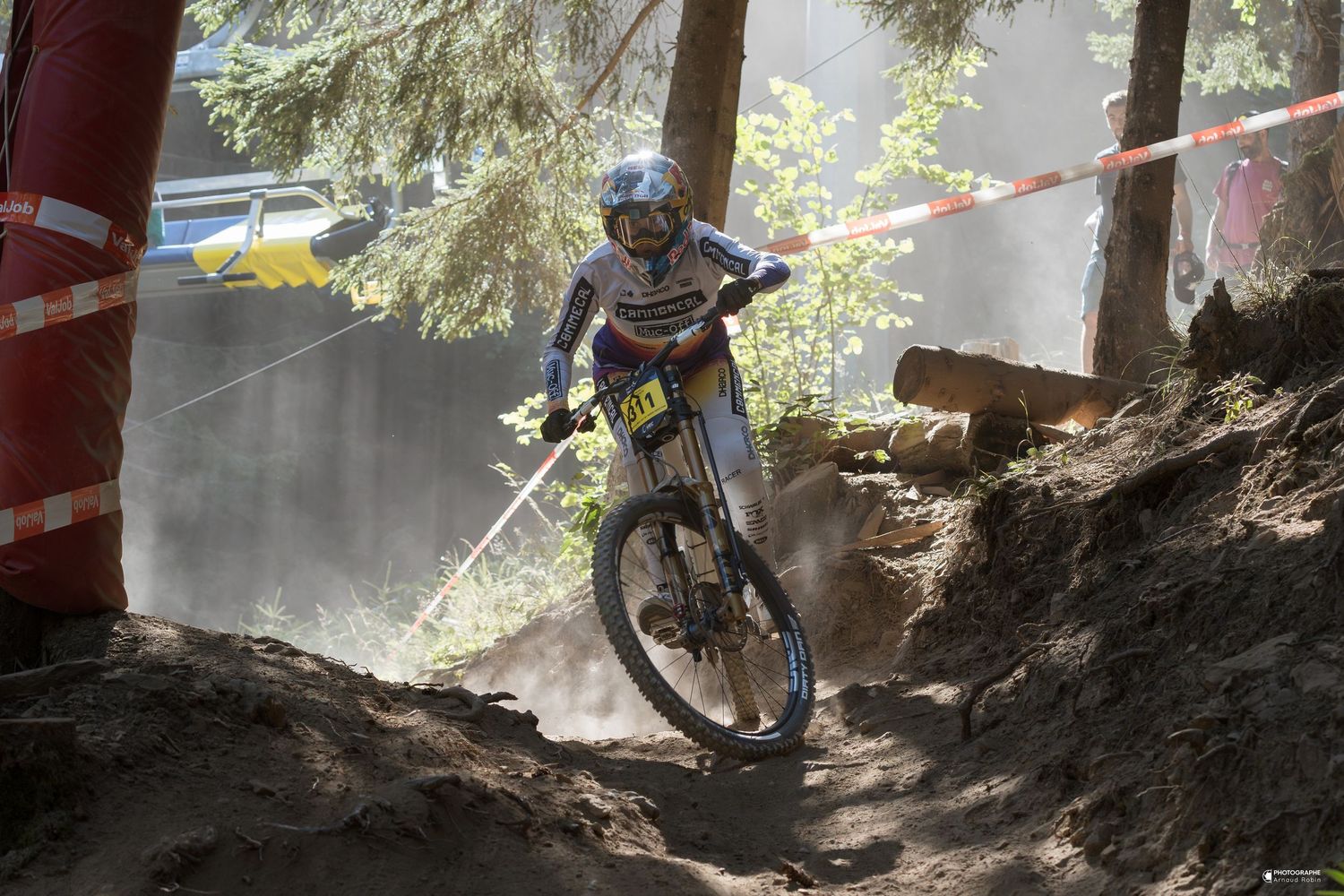 Reportage photo sportif lors d’une compétition de VTT à Champey en Suisse