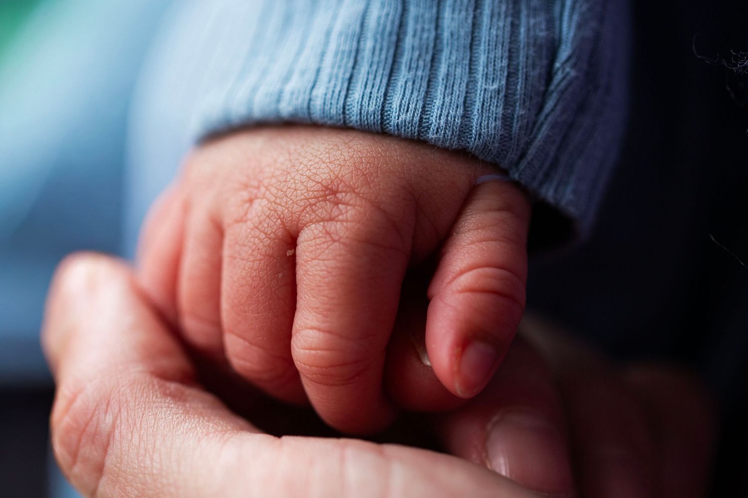 Close up of a newborn's hand. Childhood, matrescence, newborn and family photography by The Mother's Eye, Crystal Palace, South East London.
