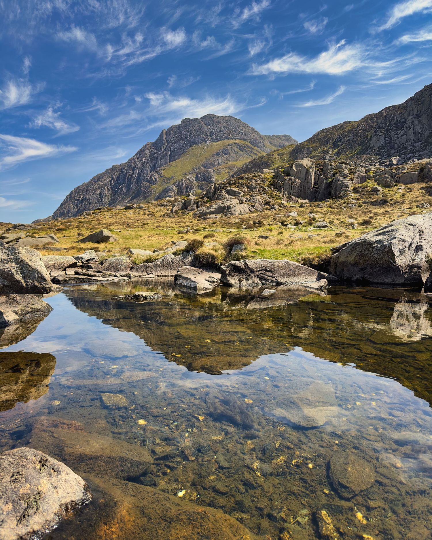Snowdonia in North Wales showing mountainous terrain, hiking landscapes, and dramatic natural scenery in Eryri National Park