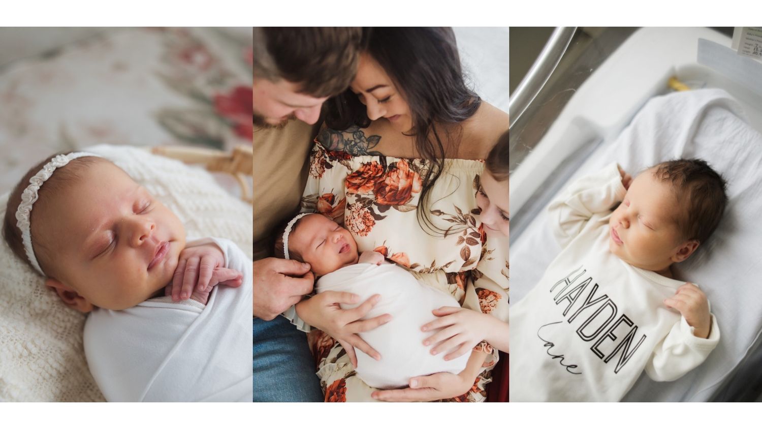 Springfield MO newborn photography with wrapped baby portrait