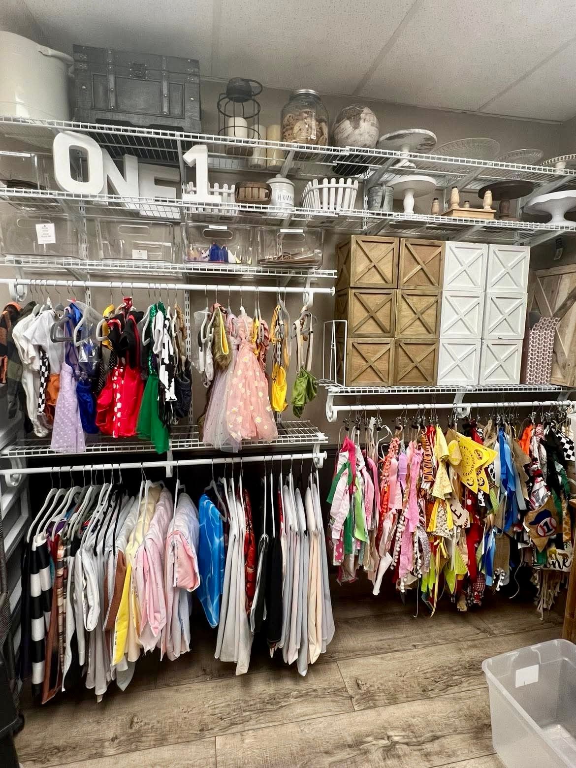 Studio wardrobe for baby and child photography