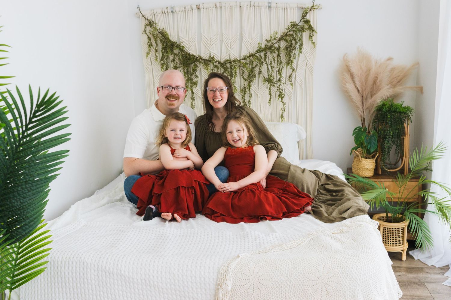 Studio family portraits