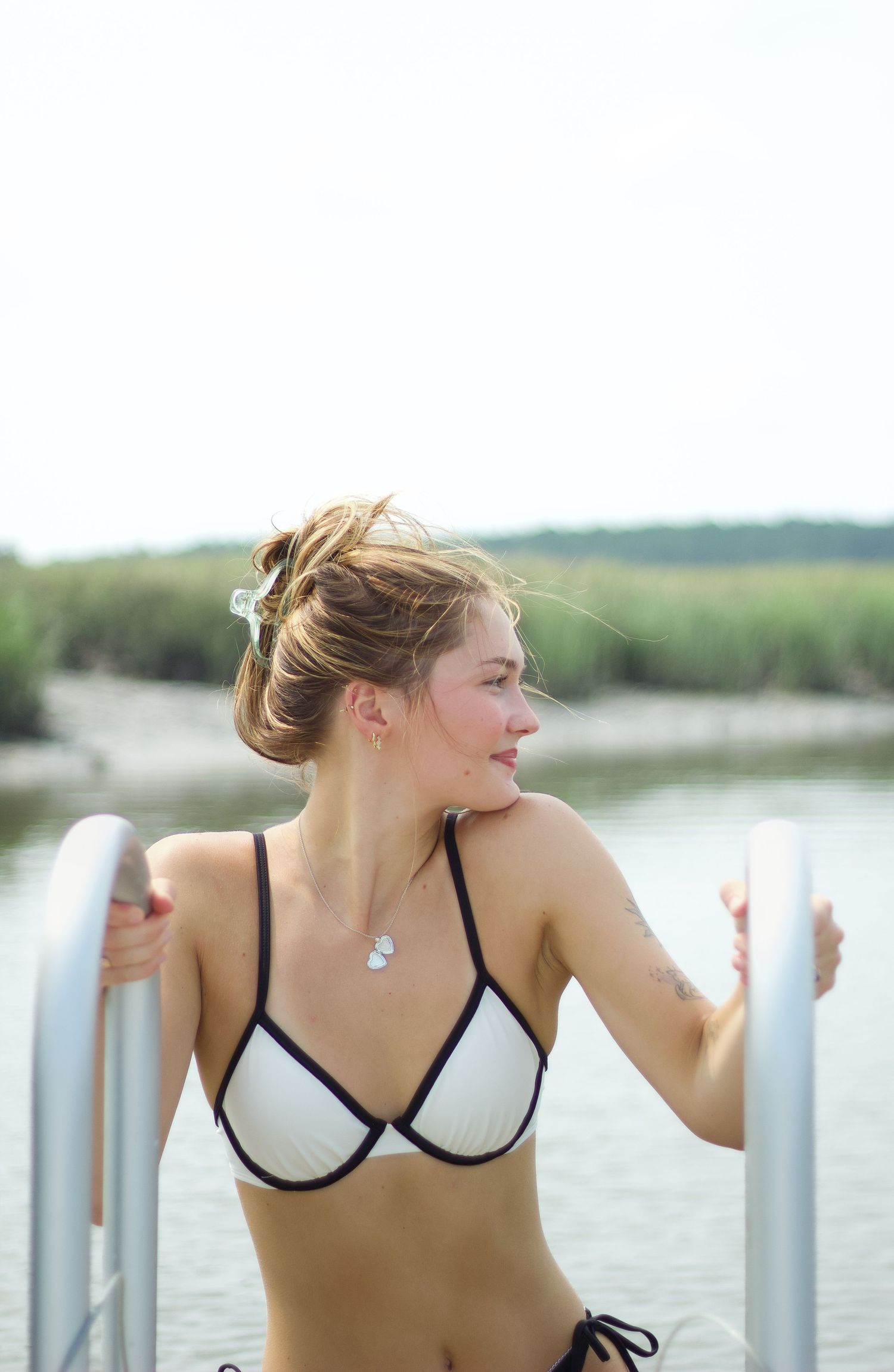 Lowcountry Dock, & River Boots & Bikini Whimsical Photoshoot - Richmond Hill, Georgia - Captured by Camdyn Lifestyle & Portrait Photography