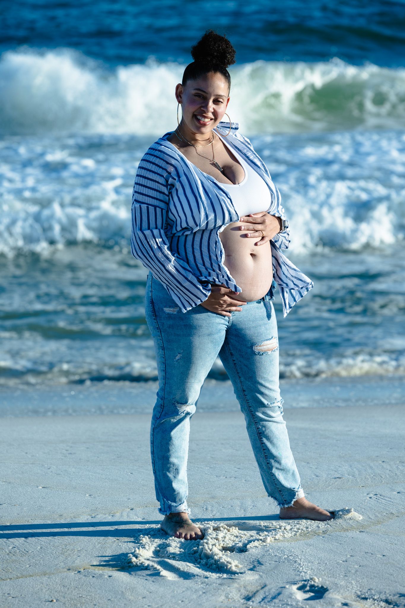Tiara's maternity shot. Navarre Beach, FL