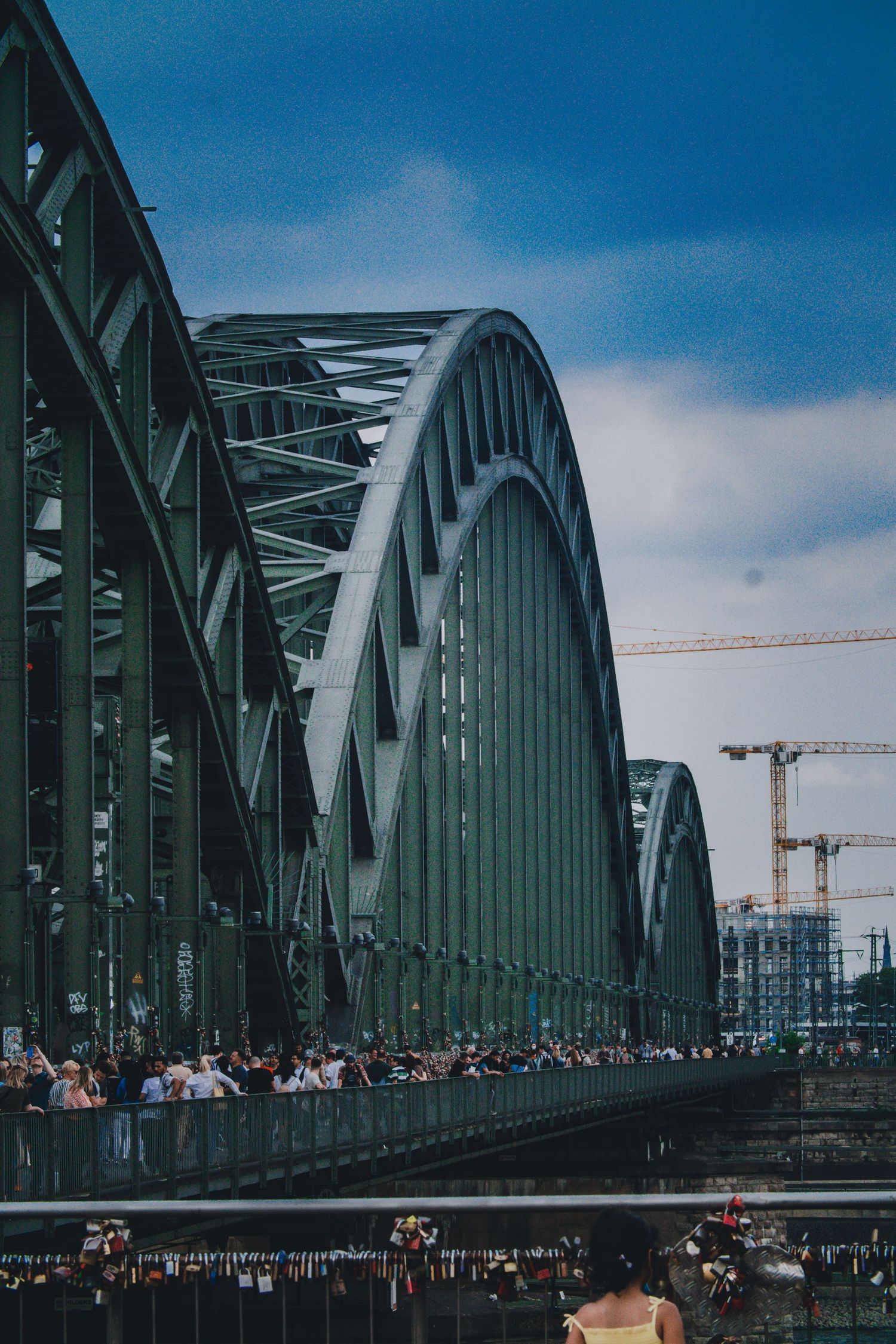 Cologne, Germany. Lock Bridge