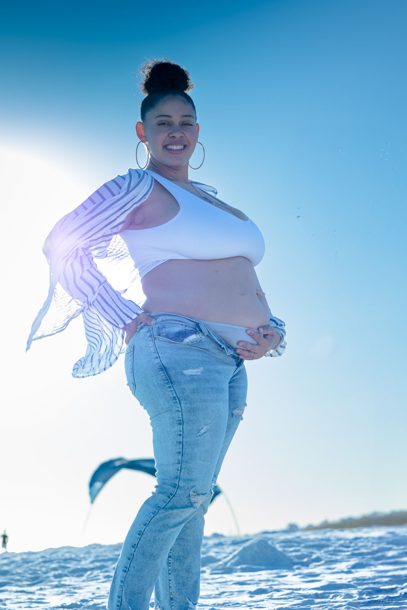Tiara's maternity shot. Navarre Beach, FL
