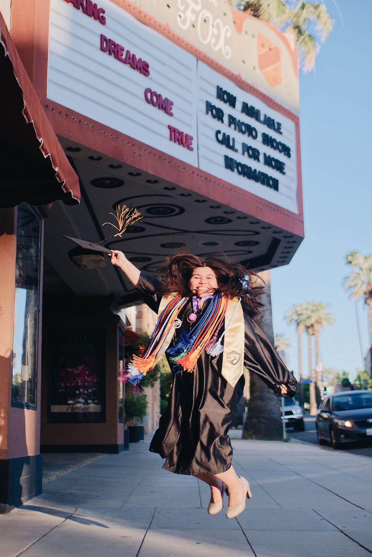 graduation redlands fox theatre downtown san bernardino high school