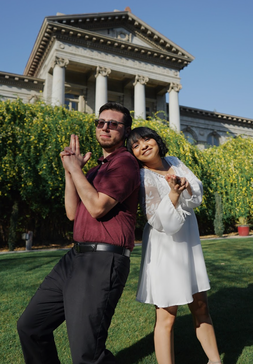 university of redlands couple graduation