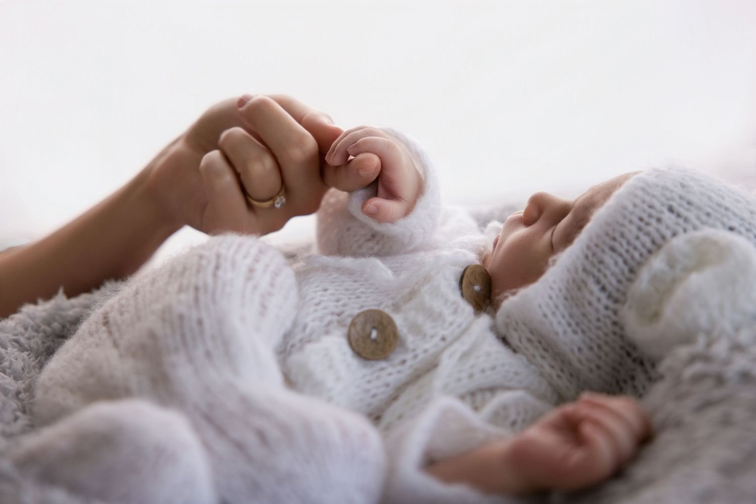 Utah newborn photography posed portraits in Layton studio