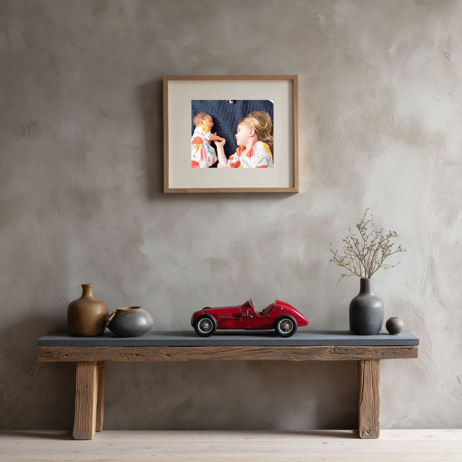 early child moments captured with wall art from Ashley Poloha