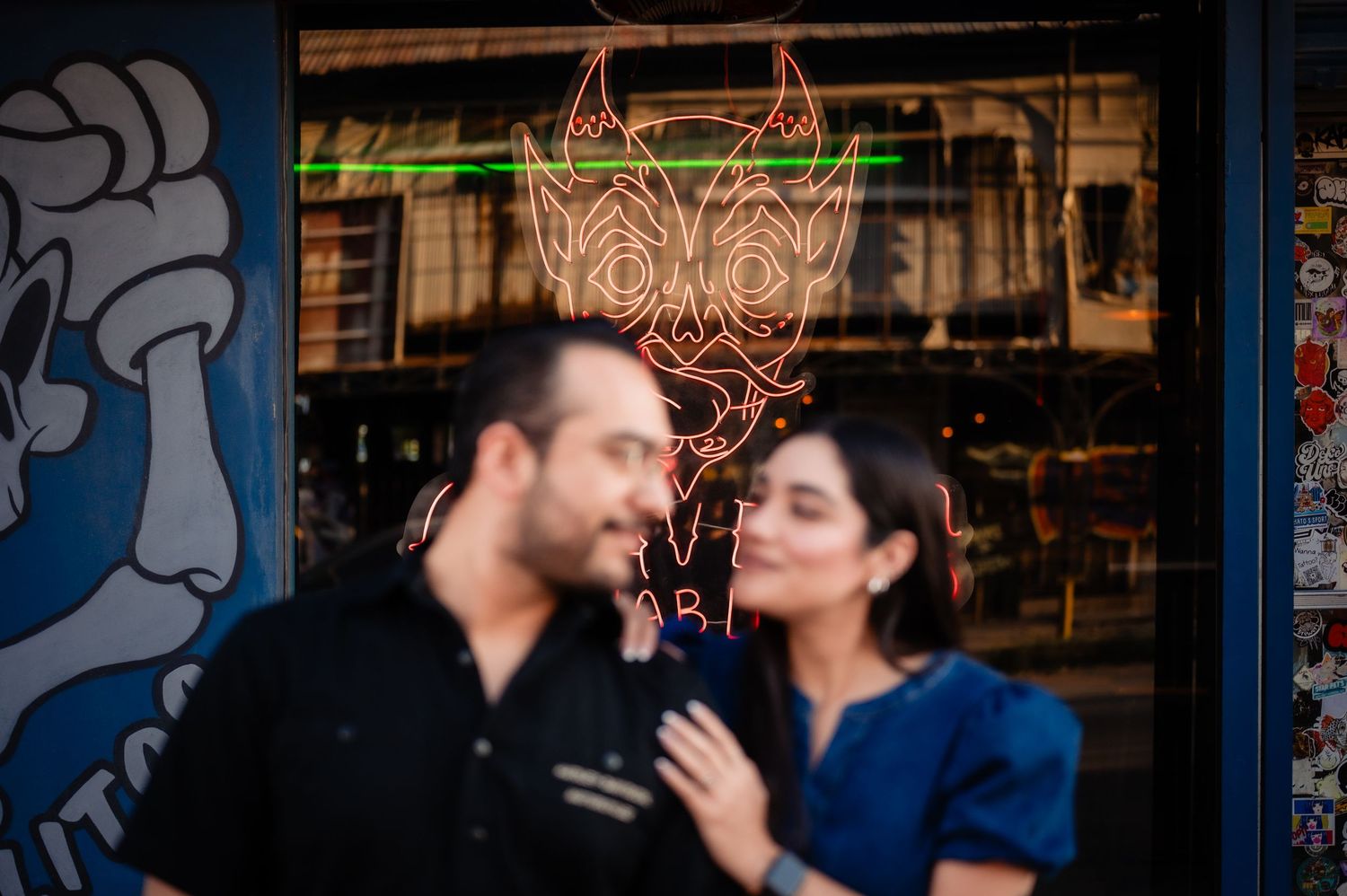 Sesión de pareja en exterior, save the date por Erick Landa