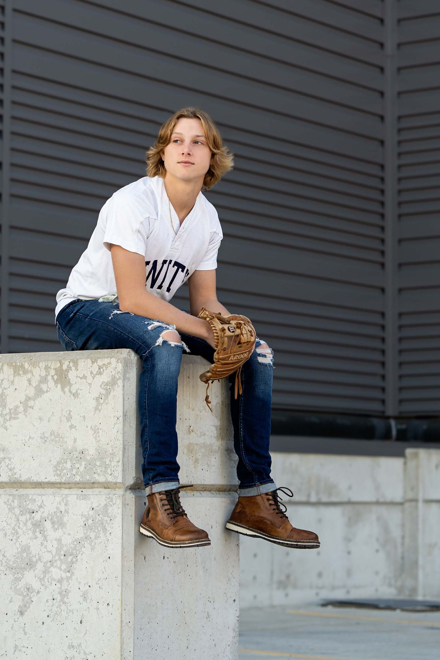 Sports senior portrait