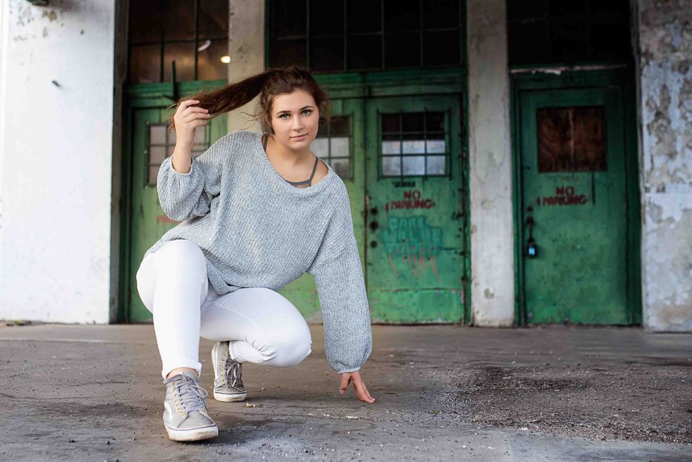Session day senior portrait Grand Rapids