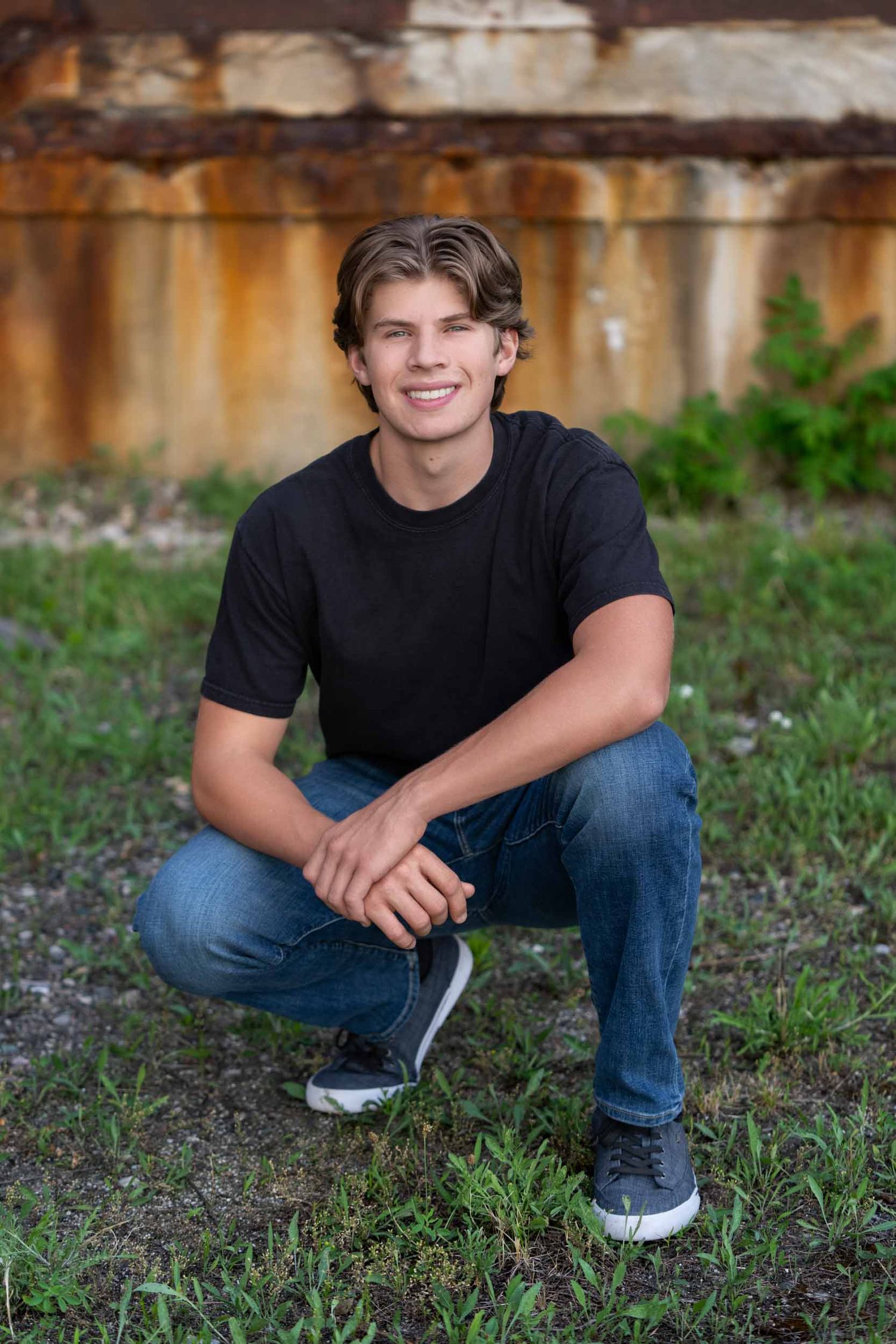 Industrial senior portrait