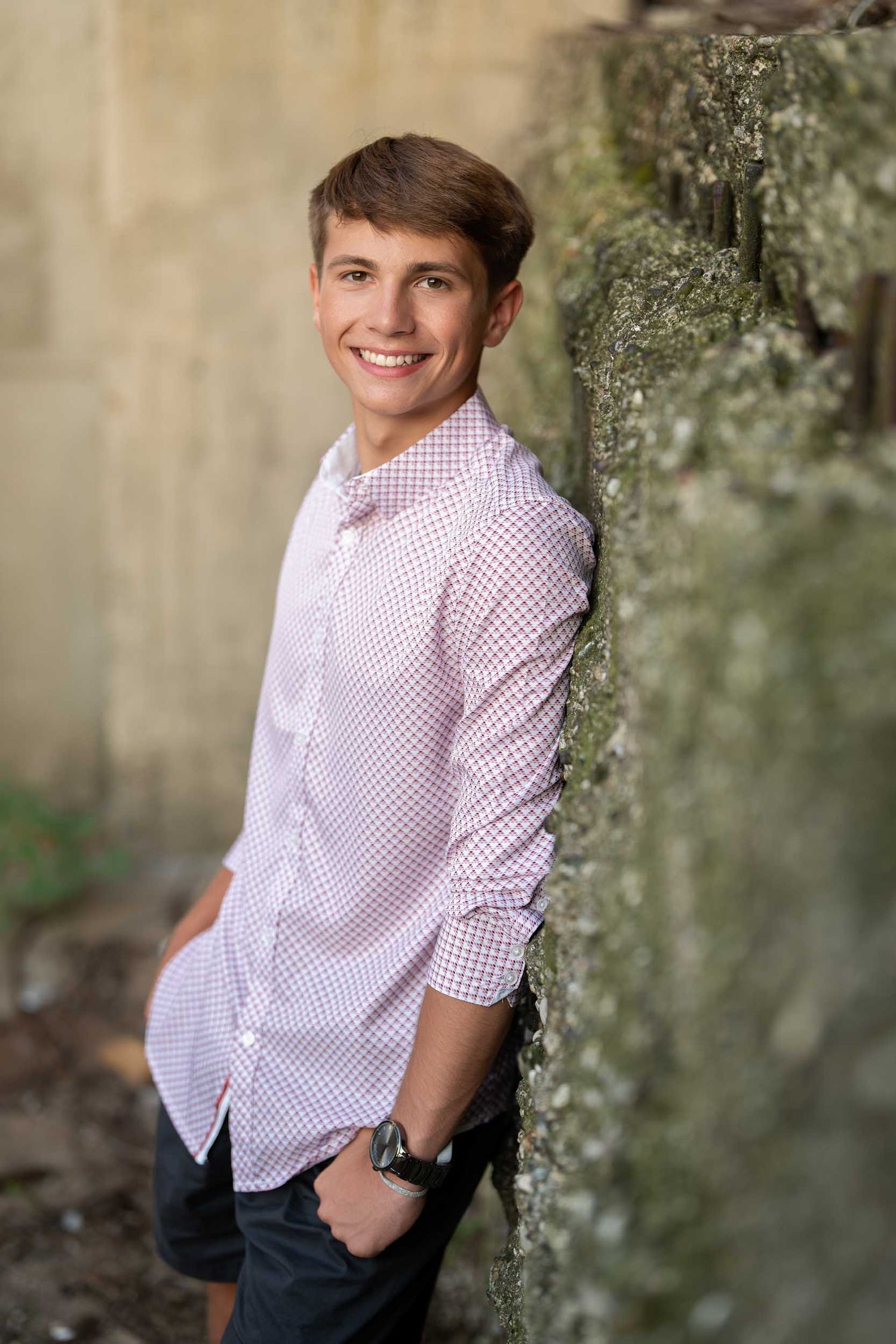 Industrial senior portrait