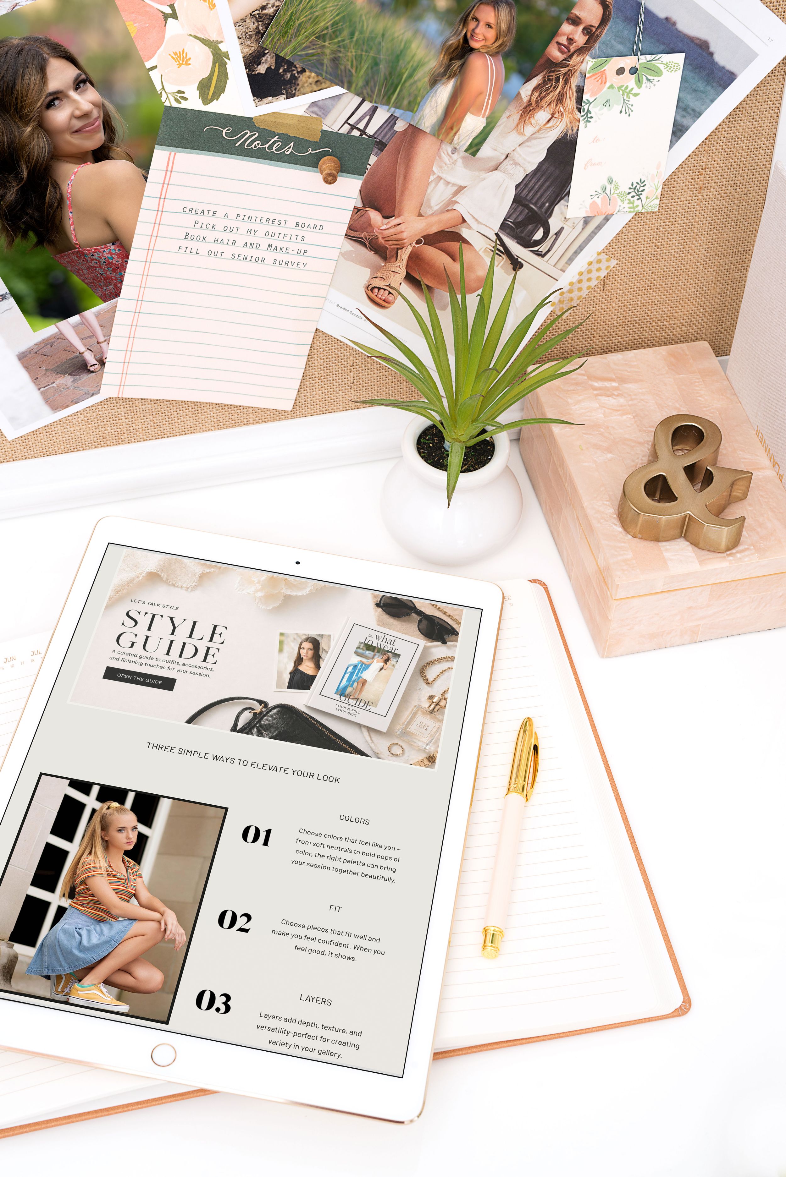 Plan the look senior portrait planning