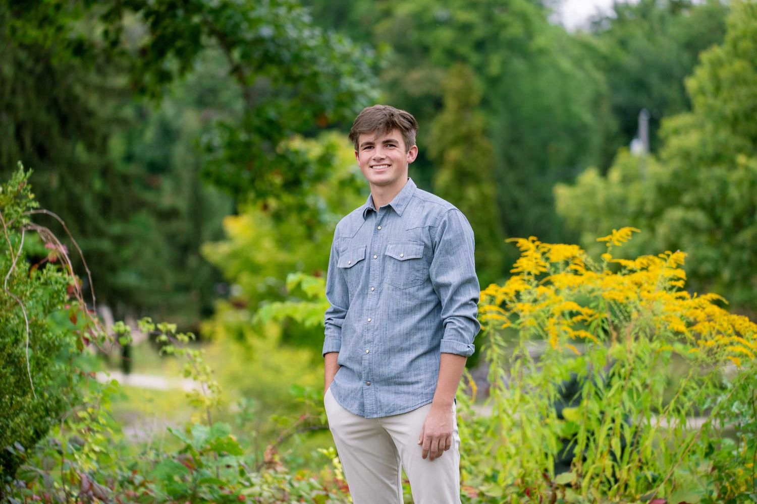 Natural senior portrait